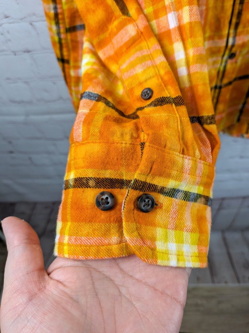 Angry Minnow Halloween Art Panel Flannel Shirt XXL/2X - Picture 6 of 9